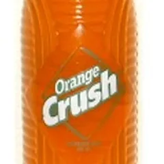 A bottle of Orange Crush soda